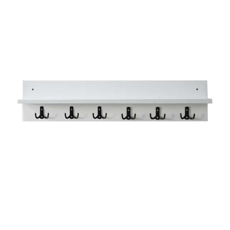 VDD - wandkapstok - opbergplank - functioneel - stijlvol - wit
