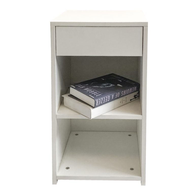 VDD – Vakkenkast – Vakken Kast – Vakkenkast Open – Wandkast – Vakkenkast Wit – 50x30x130 cm - Wit - Meubel-Plein