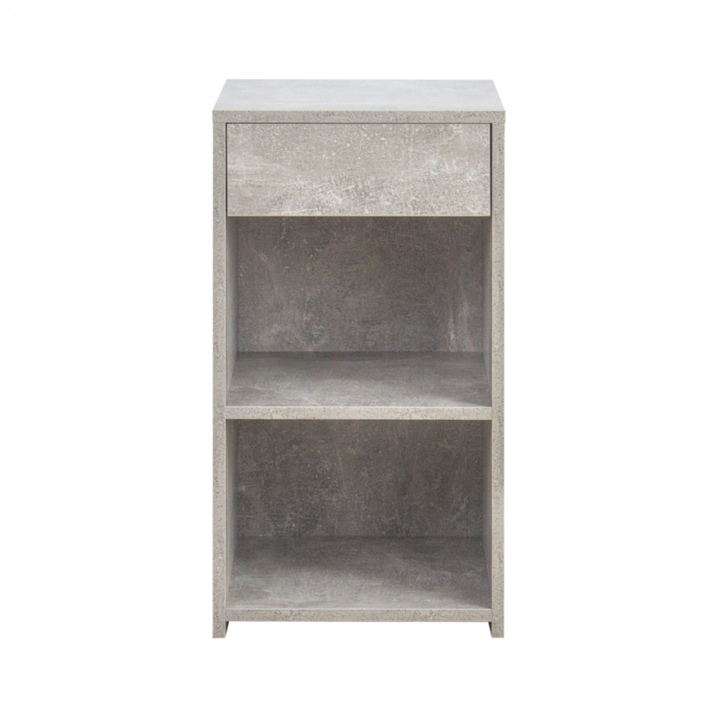 Nachtkastje - halkastje - 65 cm hoog - grijs beton kleurig