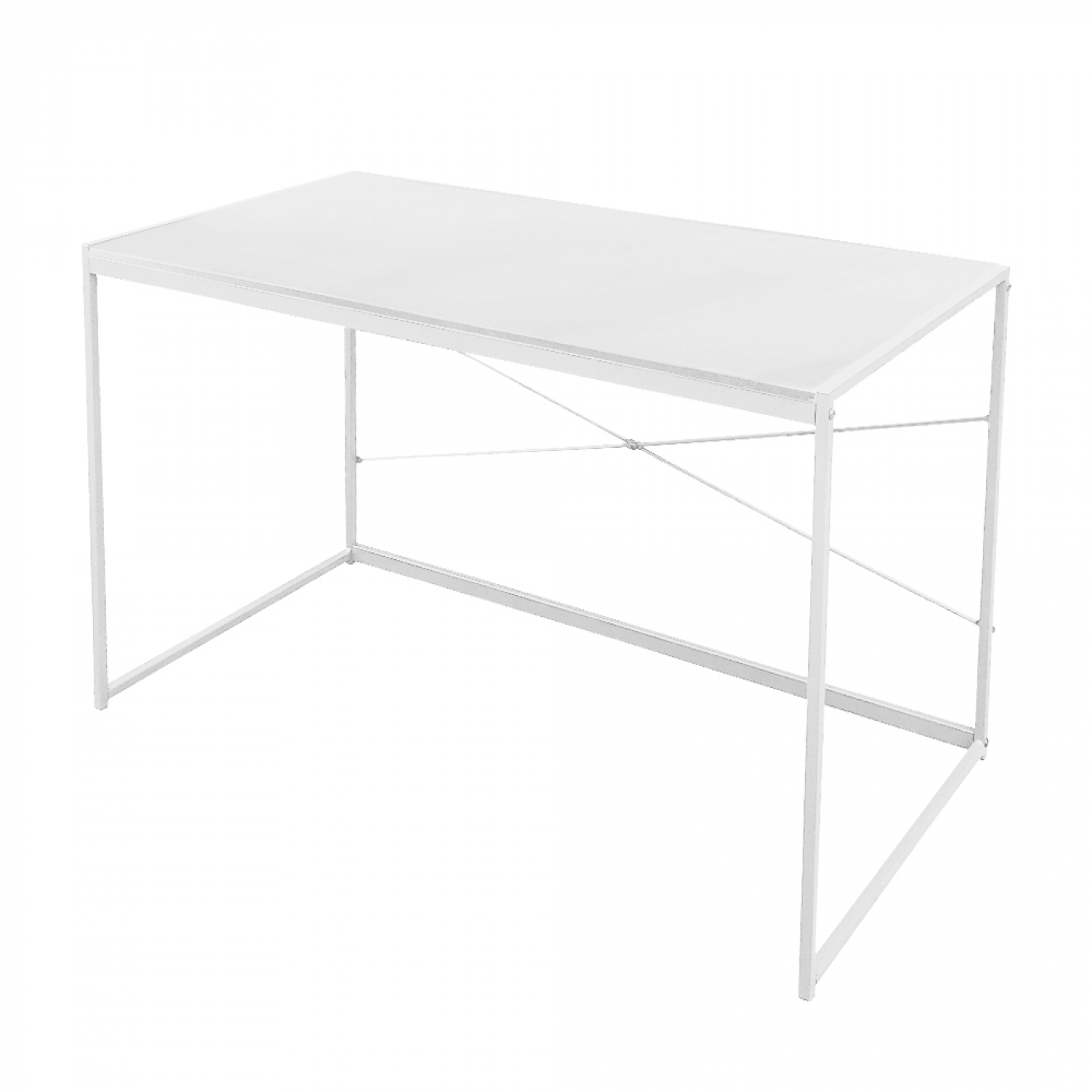 Bureau Stoer - laptoptafel - computertafel - sidetable - industrieel design - 100 cm breed - wit - Meubel-Plein Bureau Stoer - laptoptafel - computertafel - sidetable - industrieel design - 100 cm breed - wit - Meubel-Plein