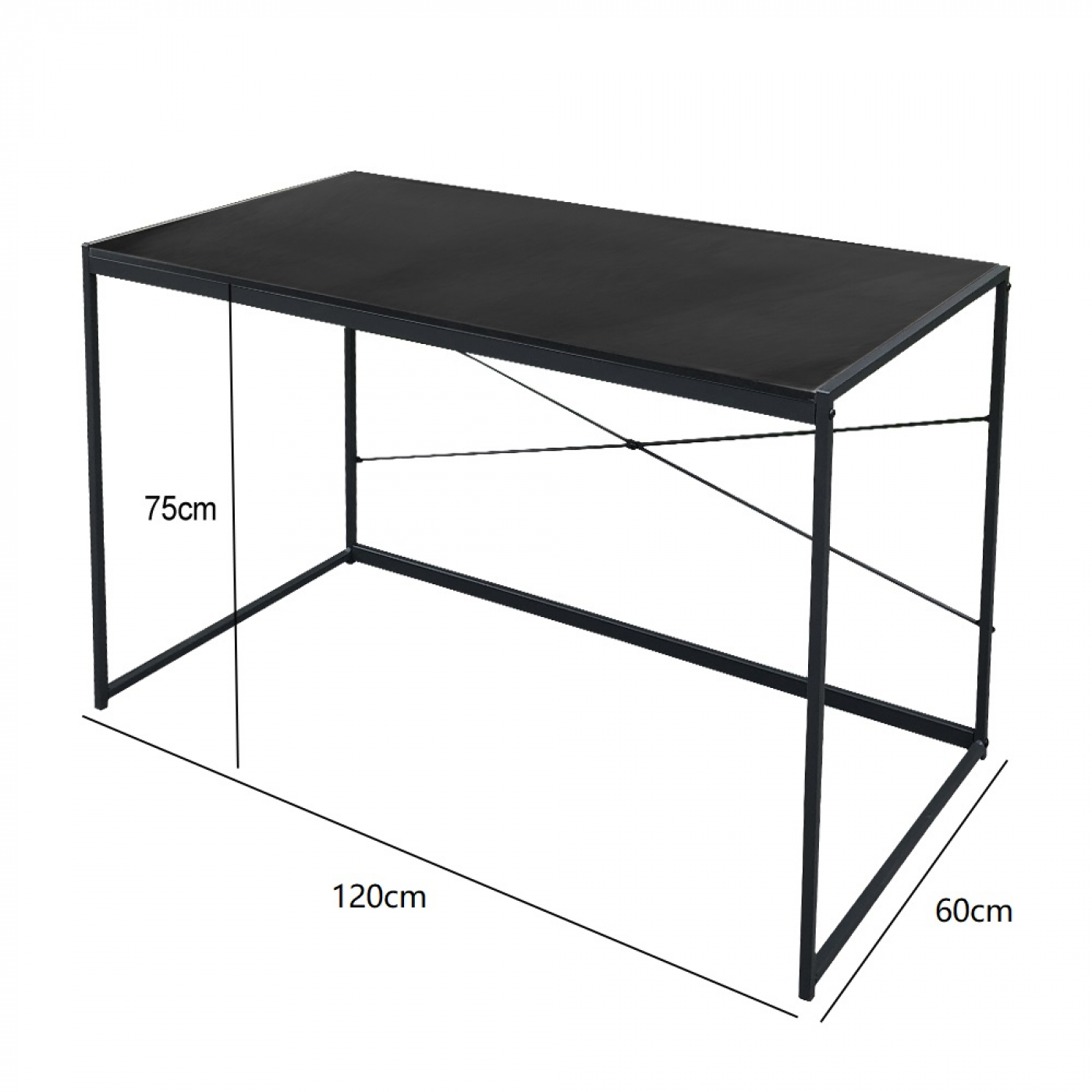 VDD Bureau Stoer - Laptoptafel - Computertafel - Industrieel Design - Werkplek - 120 x 60 cm - Meubel-Plein VDD Bureau Stoer - Laptoptafel - Computertafel - Industrieel Design - Werkplek - 120 x 60 cm - Meubel-Plein