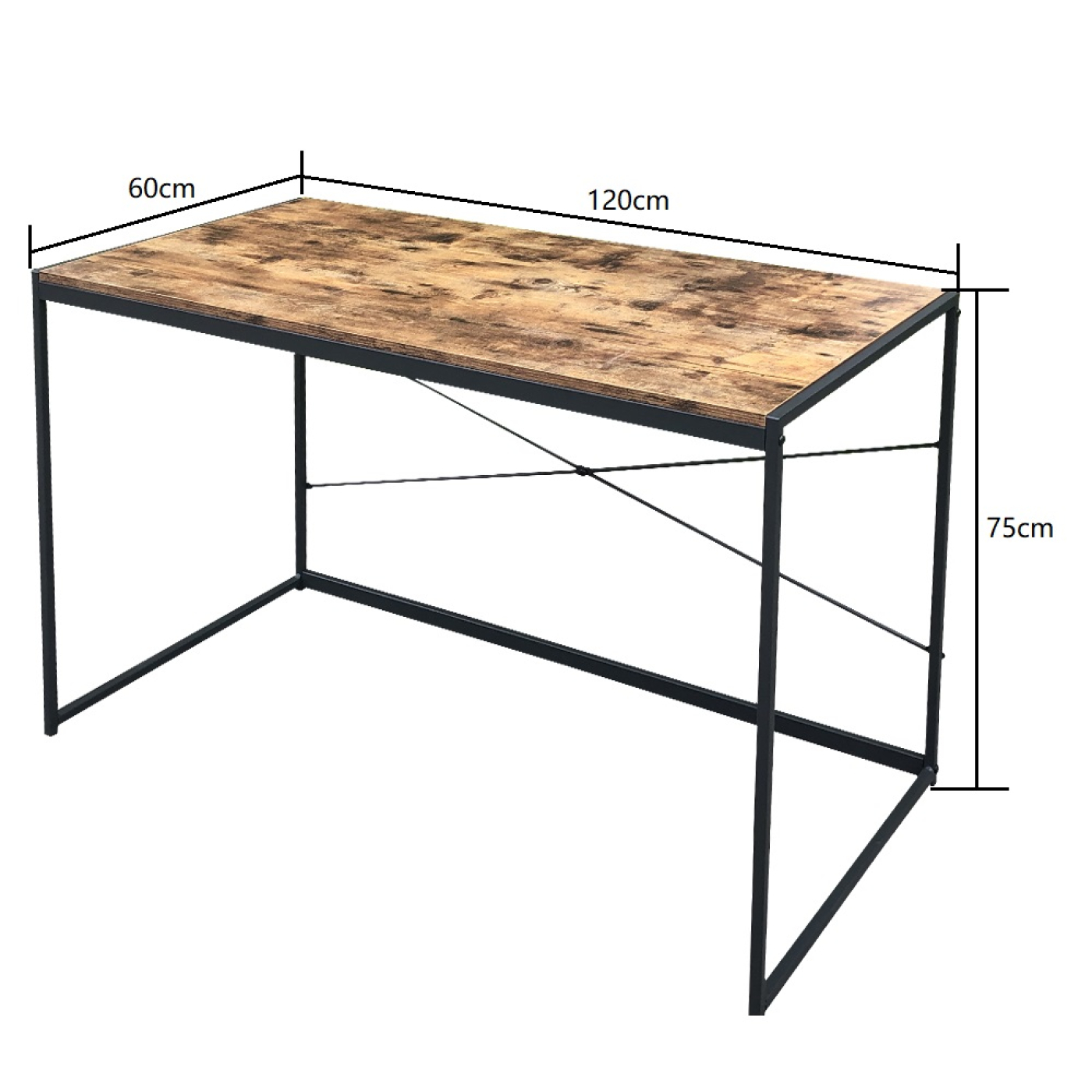 Bureau Stoer - laptoptafel - computertafel - industrieel design - 120 x 60 cm - Meubel-Plein Bureau Stoer - laptoptafel - computertafel - industrieel design - 120 x 60 cm - Meubel-Plein