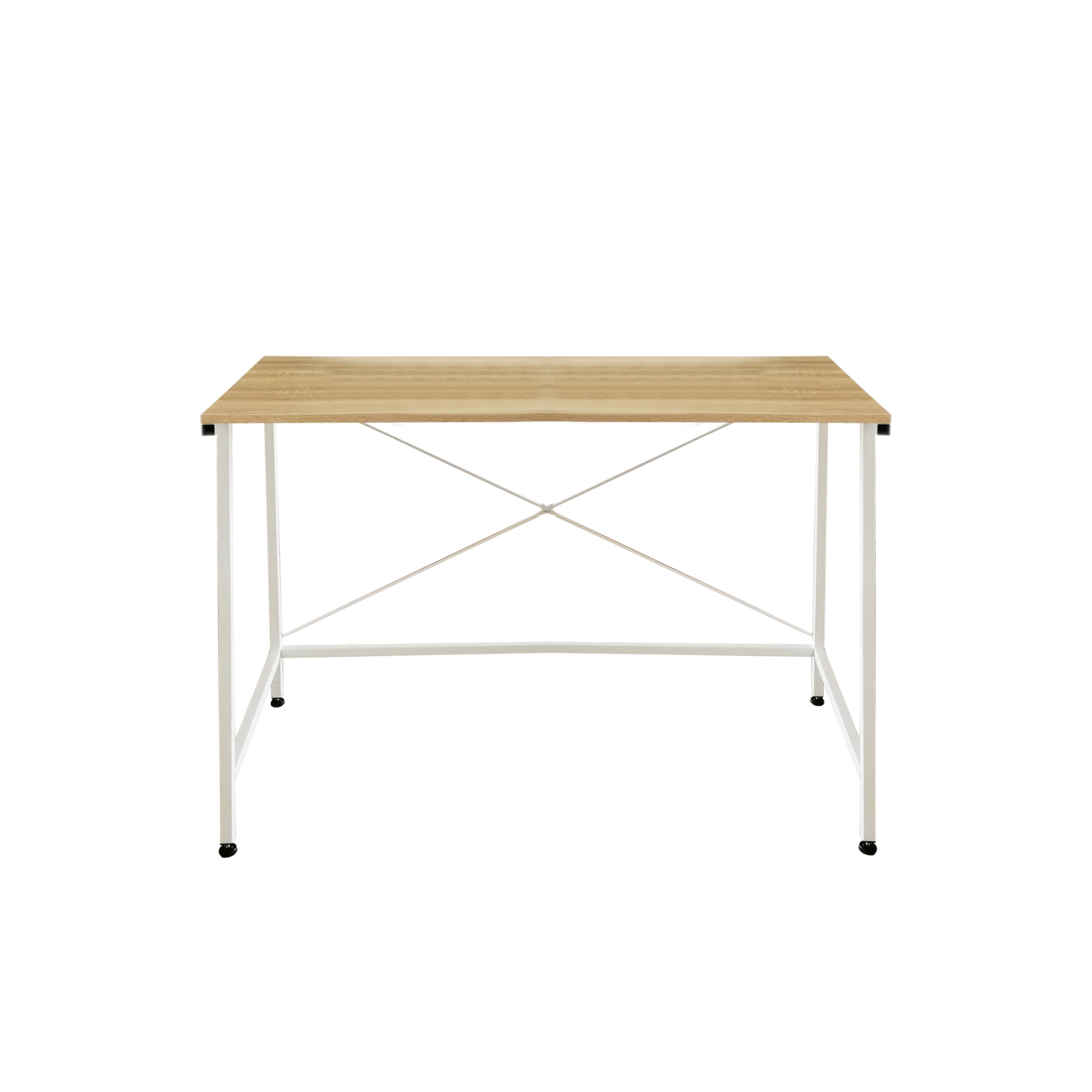 Bureau laptop computer tafel Stoer - industrieel - wit metaal blank hout - Meubel-Plein Bureau laptop computer tafel Stoer - industrieel - wit metaal blank hout - Meubel-Plein