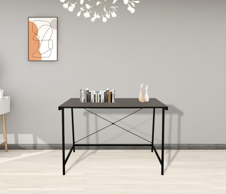 Bureau - laptoptafel - computertafel - industrieel - zwart - alternatieve afbeelding