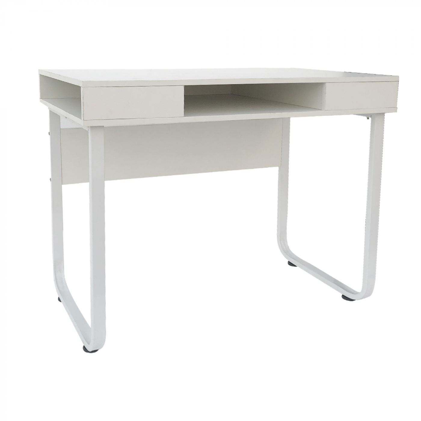 Bureau computer tafel Stoer - sidetable - industrieel modern design - metaal hout - wit - Meubel-Plein Bureau computer tafel Stoer - sidetable - industrieel modern design - metaal hout - wit - Meubel-Plein