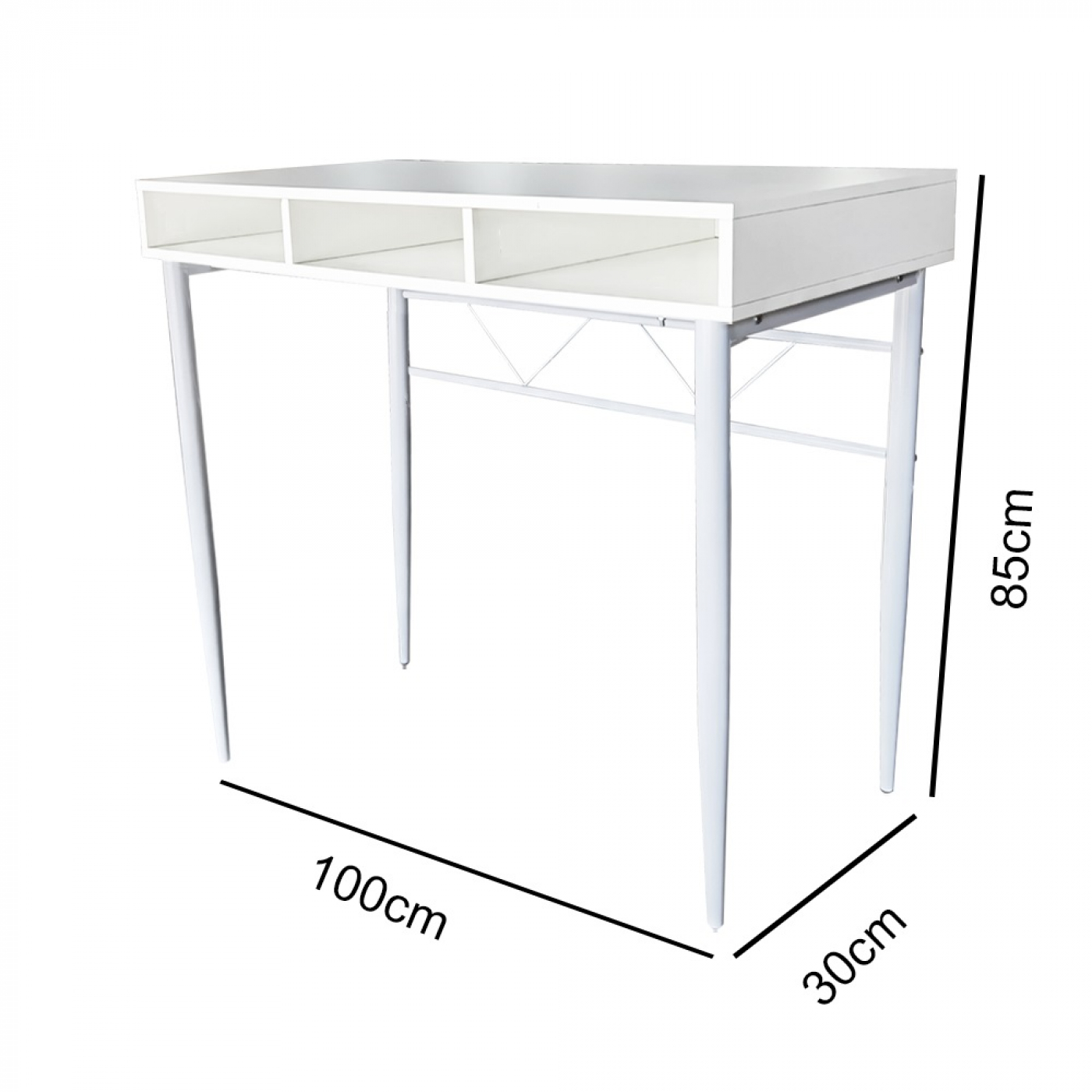 Sidetable - consoletafel - hal dressoir - wandtafel - wit - Meubel-Plein Sidetable - consoletafel - hal dressoir - wandtafel - wit - Meubel-Plein