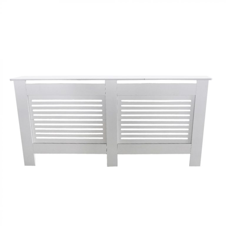 VDD Radiatorombouw - 152 cm breed x 82 cm hoog x 19 cm diep - Hout - Wit