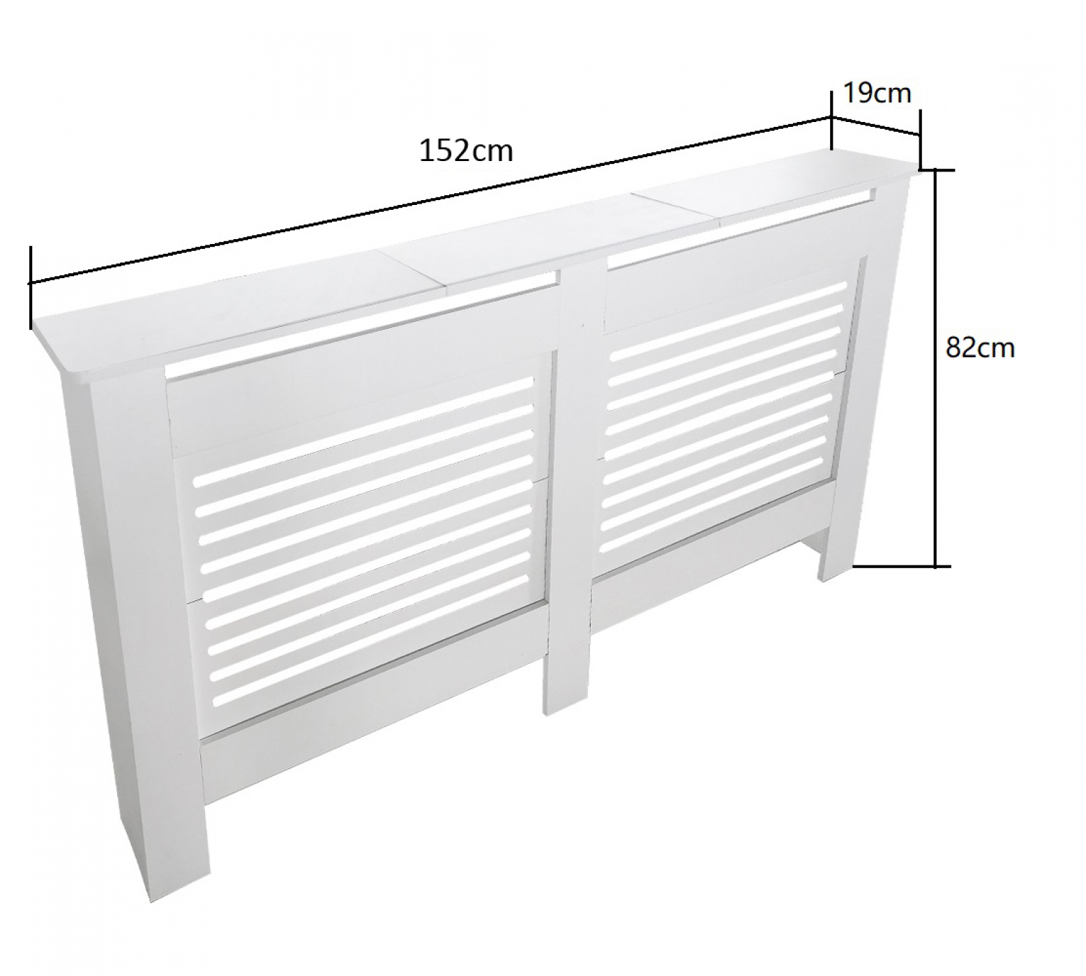 Radiatorombouw - verwarmingsombouw - radiatoromkasting - 152 cm x 82 cm - wit - Meubel-Plein Radiatorombouw - verwarmingsombouw - radiatoromkasting - 152 cm x 82 cm - wit - Meubel-Plein