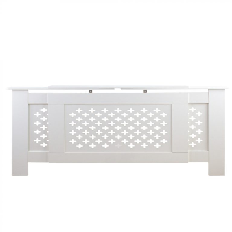 VDD Radiatorombouw met Design - Uitschuifbaar tot 190 cm breed - Wit
