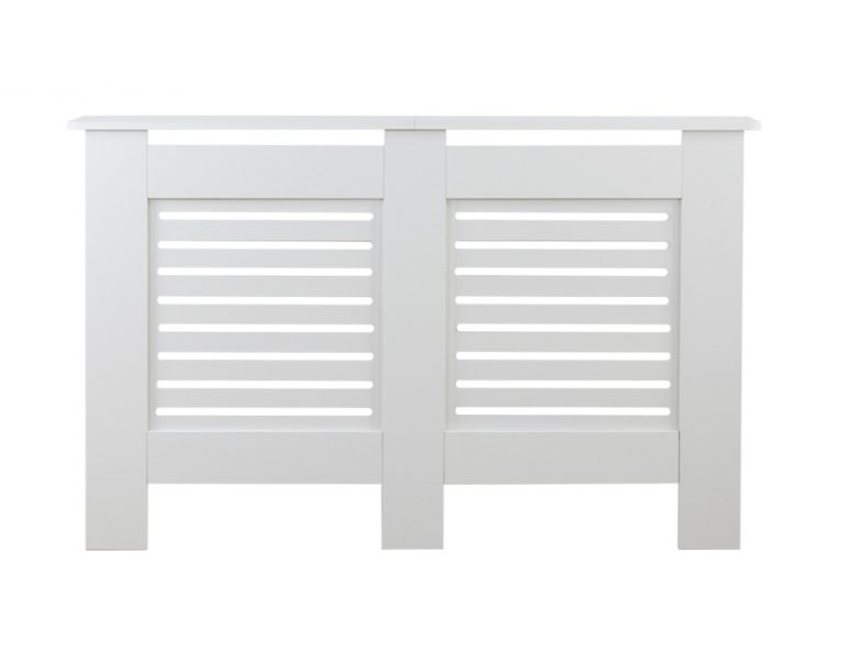 VDD Radiatorombouw - 112 cm breed x 82 cm hoog x 19 cm diep - Hout - Wit