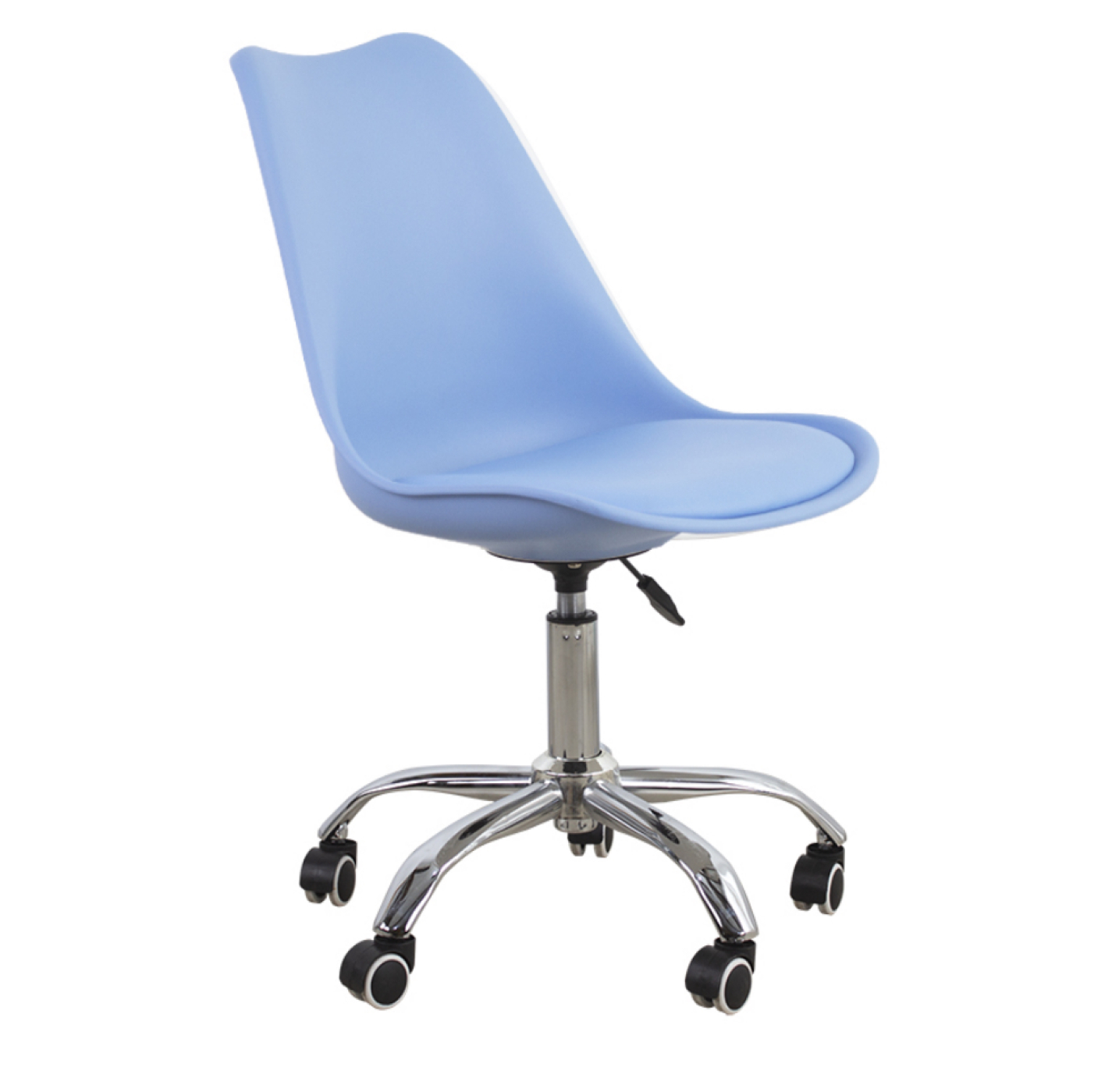 VDD Gaming - Bureaustoel - Stoel - Bureaustoel blauw - Bureaustoel hoogte verstelbaar - Draaistoel - Hoogte Verstelbaar - Bureaustoel kunstleer - Blauw - alternatieve afbeelding