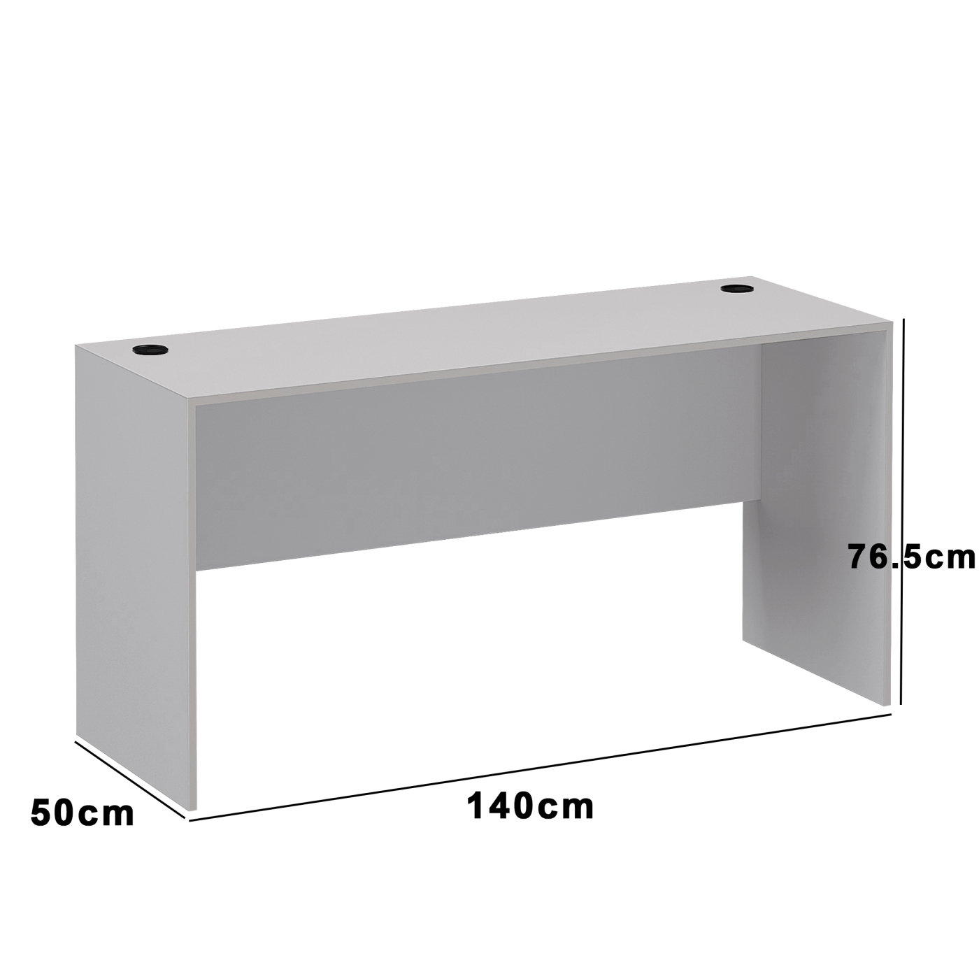 Bureau - laptoptafel - 140 cm breed en 50 cm diep - Meubel-Plein Bureau - laptoptafel - 140 cm breed en 50 cm diep - Meubel-Plein