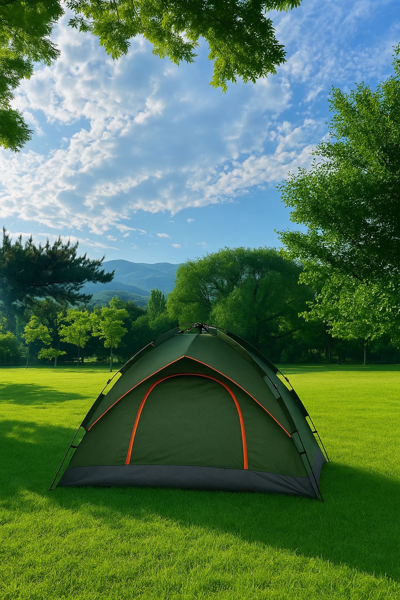 VDD - pop up tent - popup tent - tent - pop up tent 2 persoons - pop up tent waterdicht - 200x150x110 - groen - alternatieve afbeelding