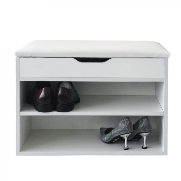 Vitrinekast staande hangende wandvitrine - schuifdeuren - 50 x 40 x 13 cm - Meubel-Plein