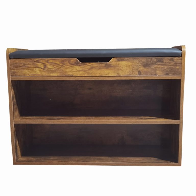 VDD – Vakkenkast – Vakken Kast – Vakkenkast Open – Wandkast – Vakkenkast Zwart – 50x30x130 cm – Zwart - Meubel-Plein