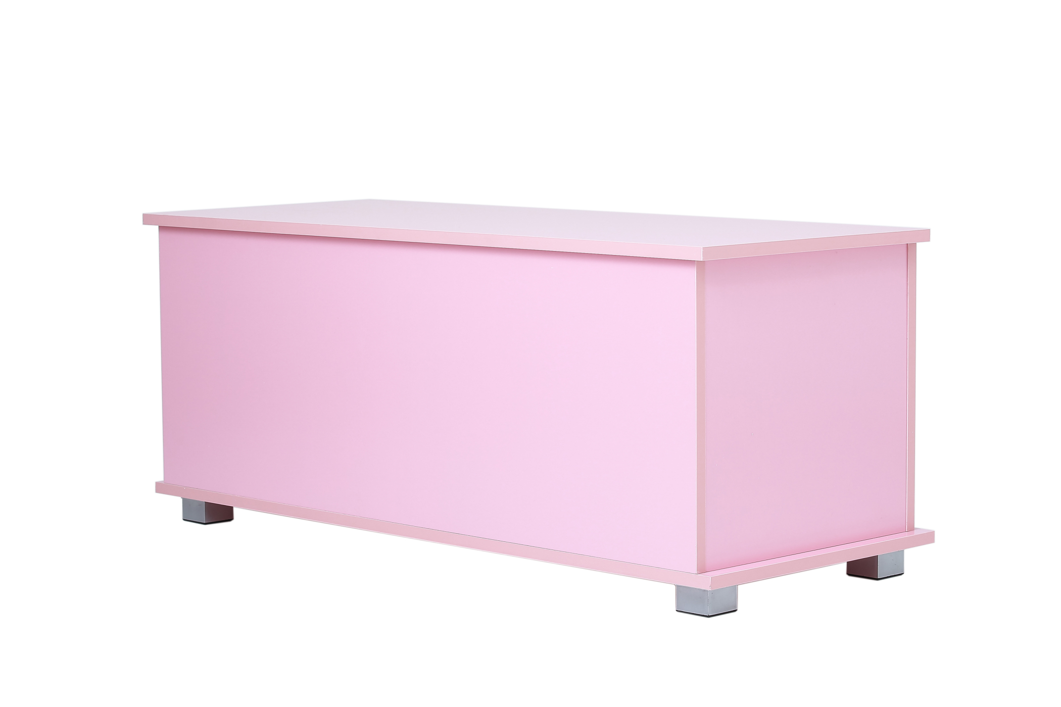 VDD - Opbergkist - speelgoedkist - dekenkist - 100 cm breed - roze