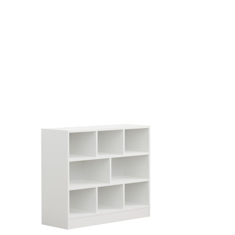 VDD – Vakkenkast – Wandkast – Vakkenkast Wit – Vakken Kast – Wandkastje – Wandkasten – Wandkasten Woonkamer – 8 Vakken – Wit
