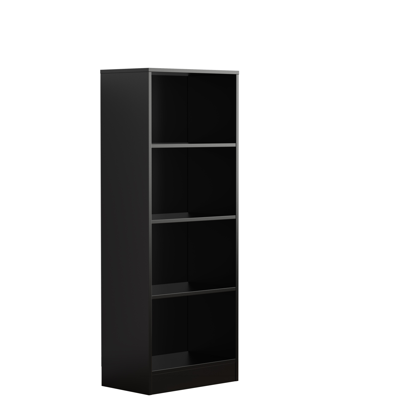 VDD – Vakkenkast – Vakken Kast – Vakkenkast Open – Wandkast – Vakkenkast Zwart – 50x30x130 cm – Zwart