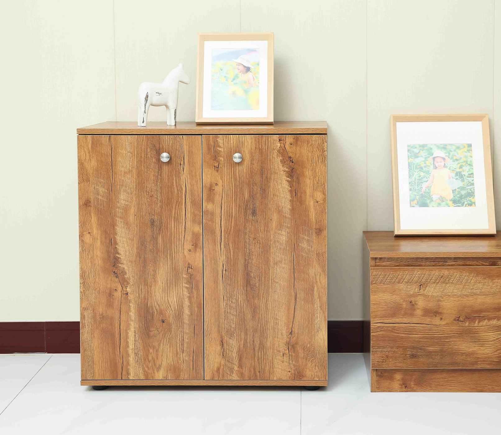 Dressoir wandkast - archiefkast - bruin - alternatieve afbeelding