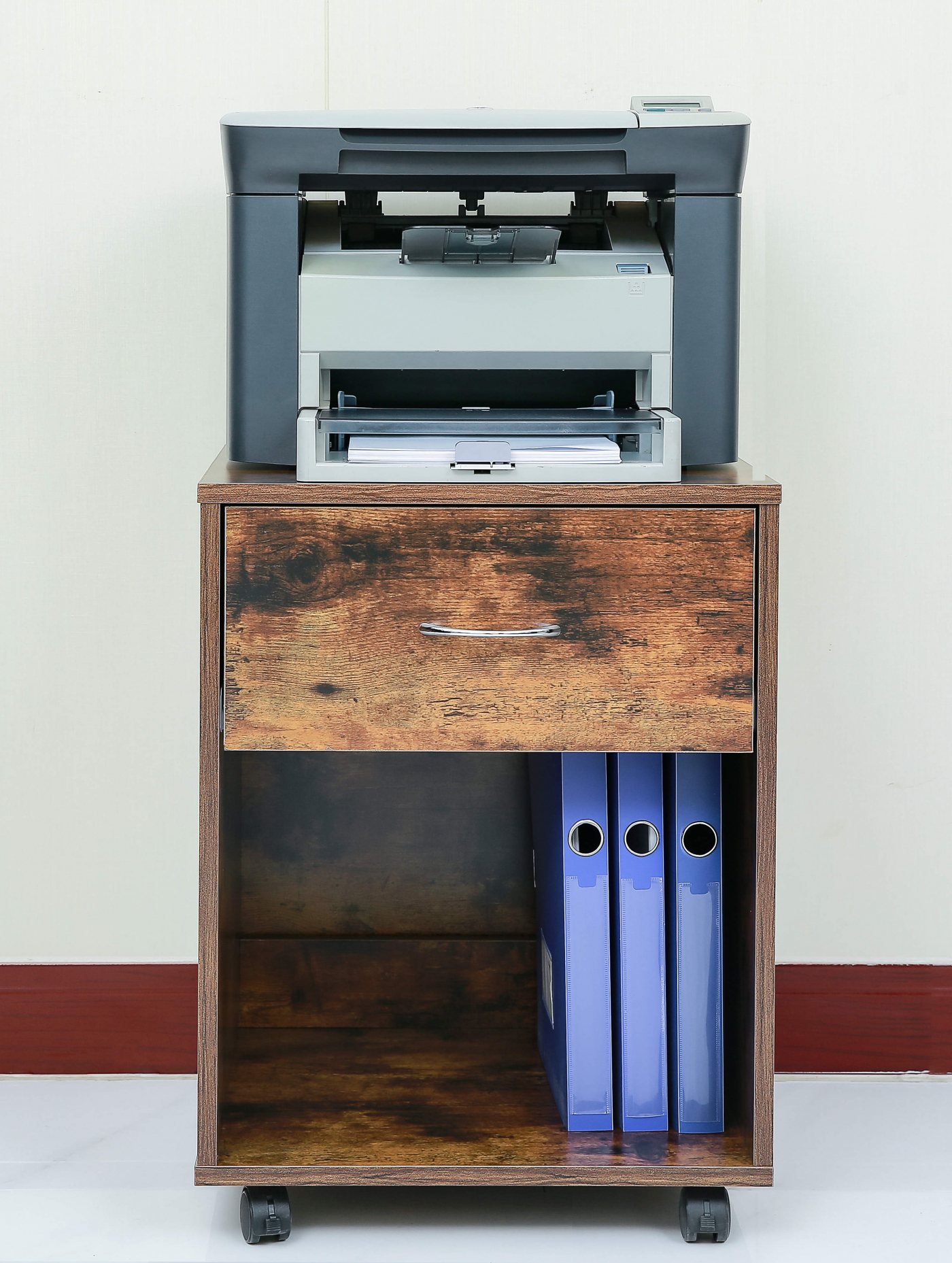 Bureau kastje met wieltjes - ladeblok - ladekastje - alternatieve afbeelding