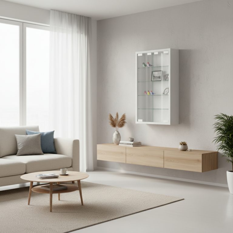 Wandkast Stoer - metaal hout industrieel design open boekenkast 140 cm hoog zwart - Meubel-Plein