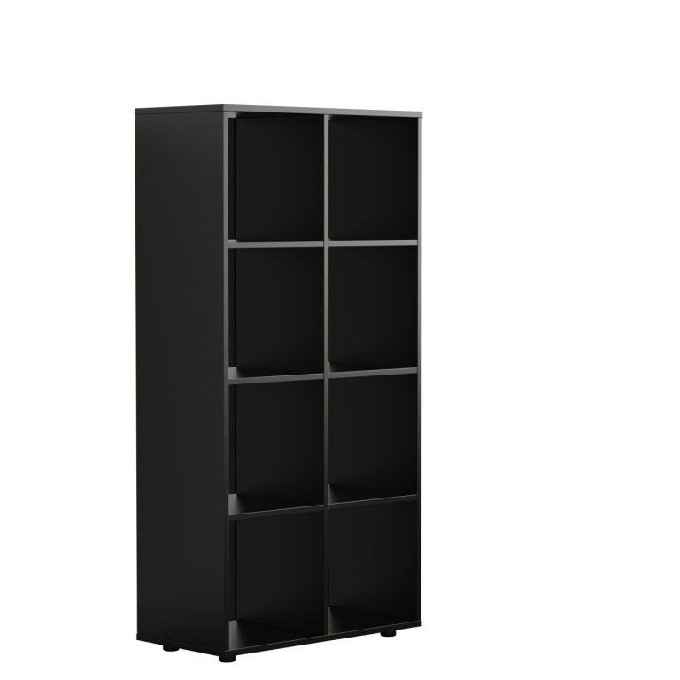 Wandkast boekenkast Stoer - industrieel design metaal - 140 x 146 cm - Meubel-Plein