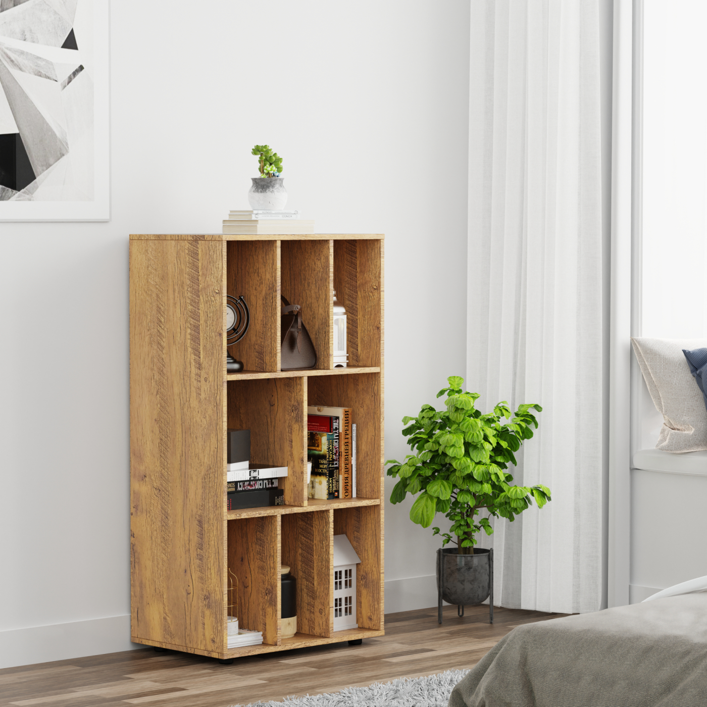 VDD - Kast - Vakkenkast - Roomdivider - Wandkast - Opbergkast - alternatieve afbeelding