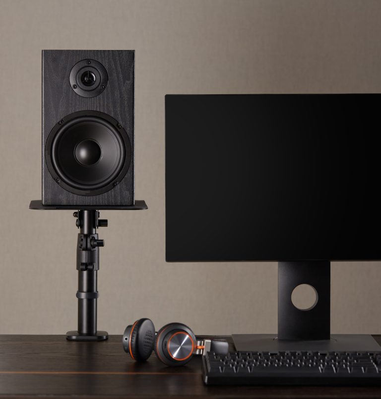 Speaker standaard bureau wandplank - luidsprekerstandaard - set van 2 stuks - alternatieve afbeelding