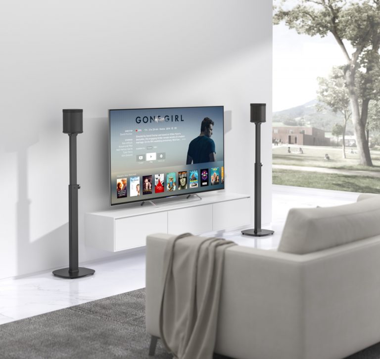 Speakerstandaard Sonos® One en Sonos® One SL - hoogte verstelbaar - alternatieve afbeelding