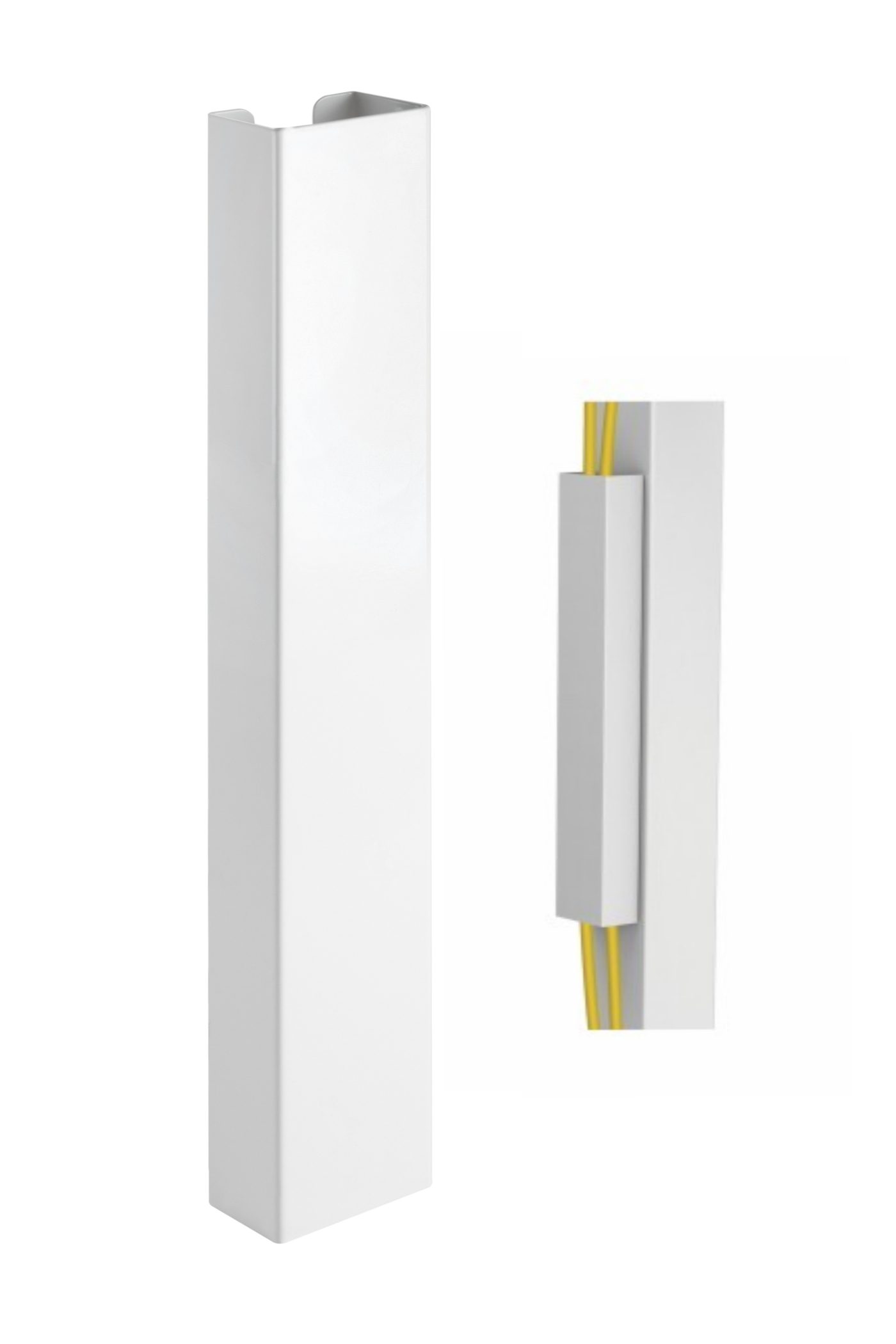 VDD Kabelgoot - Kabel Organizer - Kabel Beschermer - Magnetisch Frame - Kabelmanagment - Voor Bureau & TV - Wit