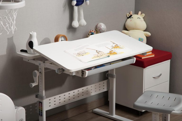 Kinderbureau tekentafell - ergonomisch in hoogte verstelbaar - schooltafel - alternatieve afbeelding