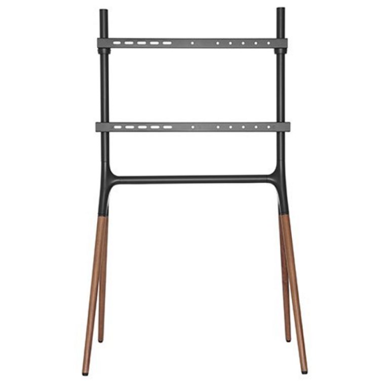TV standaard - tv statief - tv voet - tafelmodel - draaibaar - hoogte verstelbaar 67 cm tot 79 cm - Meubel-Plein