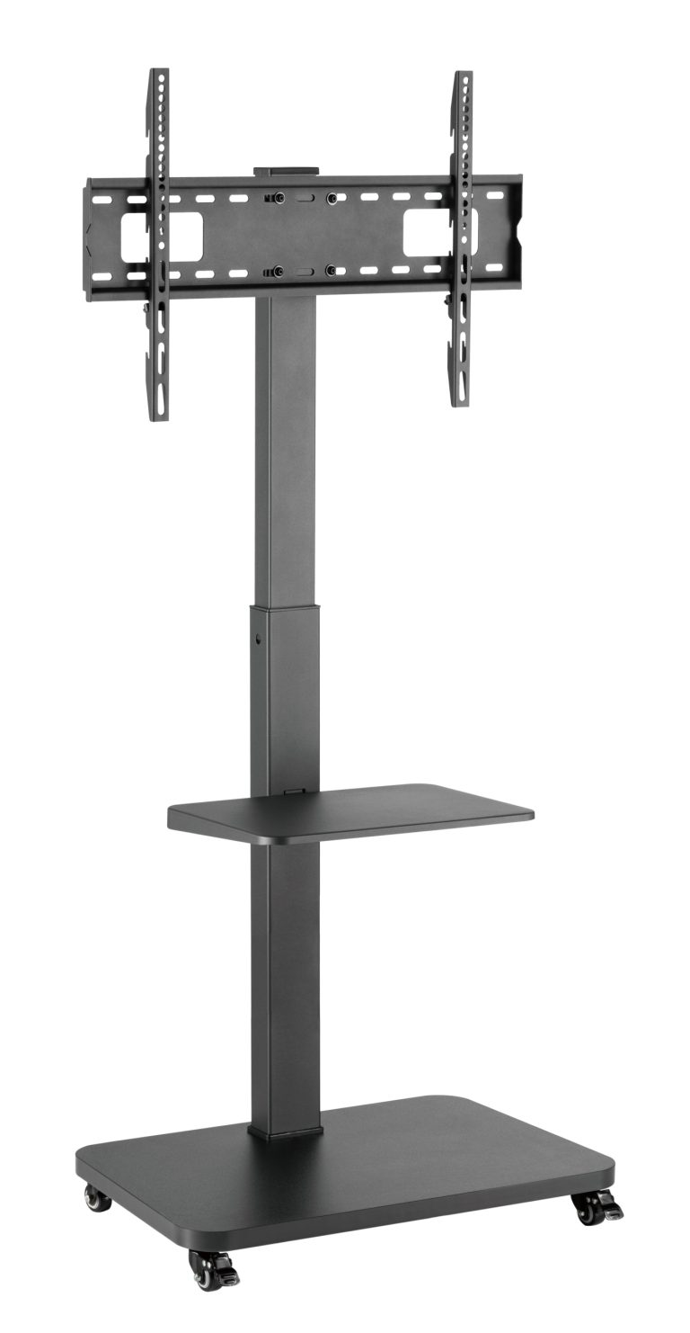 VDD TV Standaard - Vloerstandaard - Studio Statief - Schildersezel Design - Tot 65 inch - Zwart - Meubel-Plein