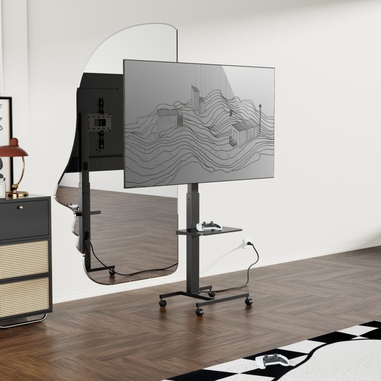 VDD TV standaard verrijdbaar - draaibaar - 37 inch tot 75 inch - alternatieve afbeelding