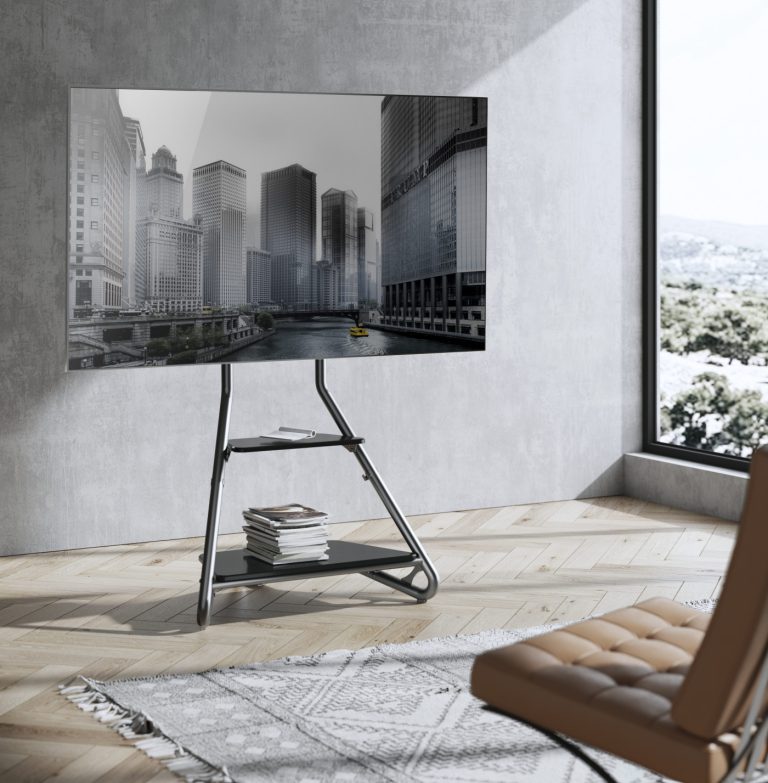 Tv standaard statief studio design - zwart - alternatieve afbeelding