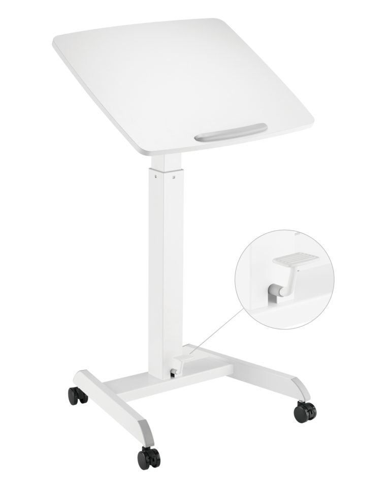 Bureau zit sta laptoptafel - presentatie lessenaar - verrijdbaar - hoogte verstelbaar - alternatieve afbeelding