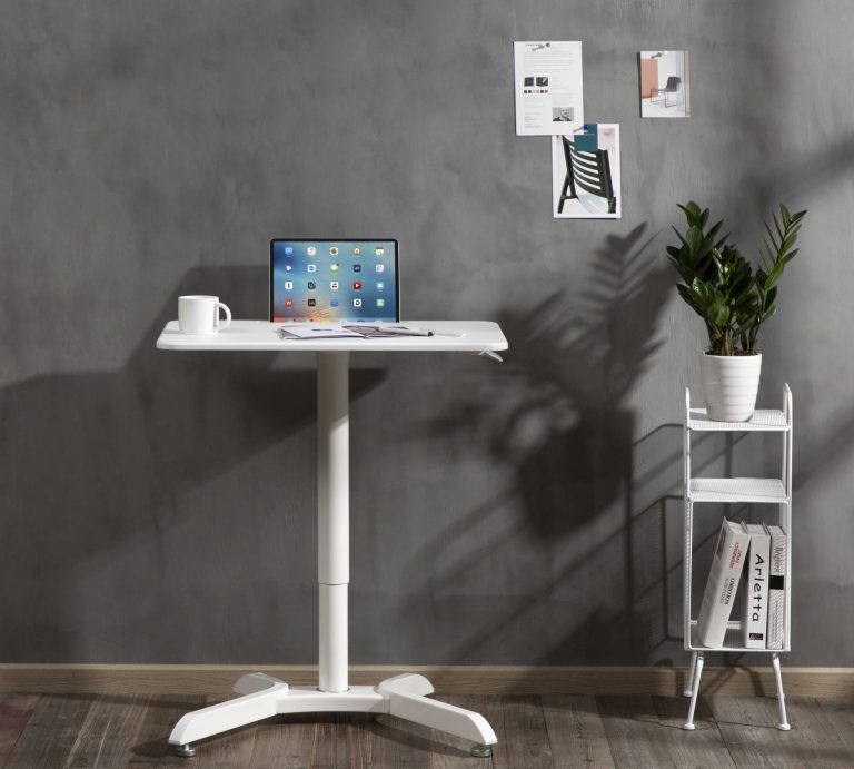 Bureau zit sta verstelbaar - laptoptafel - werkblad 71 cm x 50 cm - alternatieve afbeelding