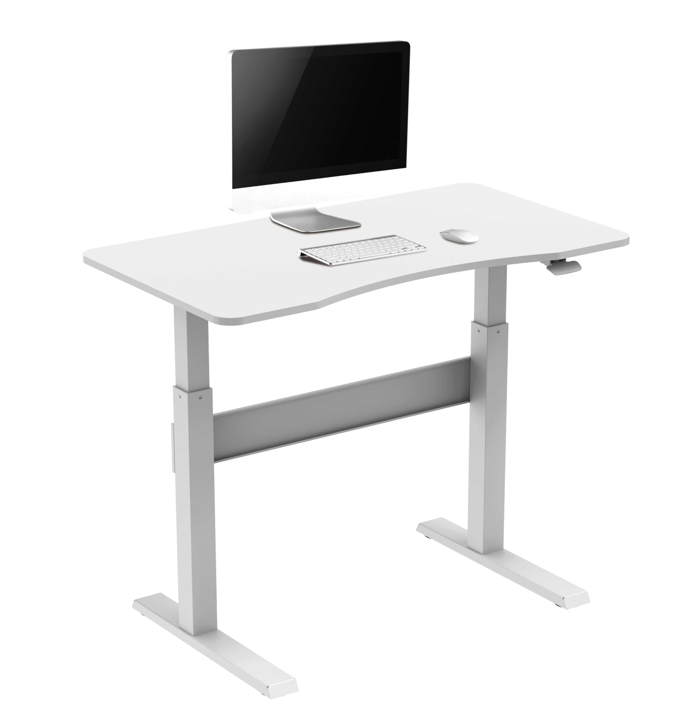 Bureau zit sta - laptop computertafel - in hoogte verstelbaar - 120 x 67.5 cm - alternatieve afbeelding