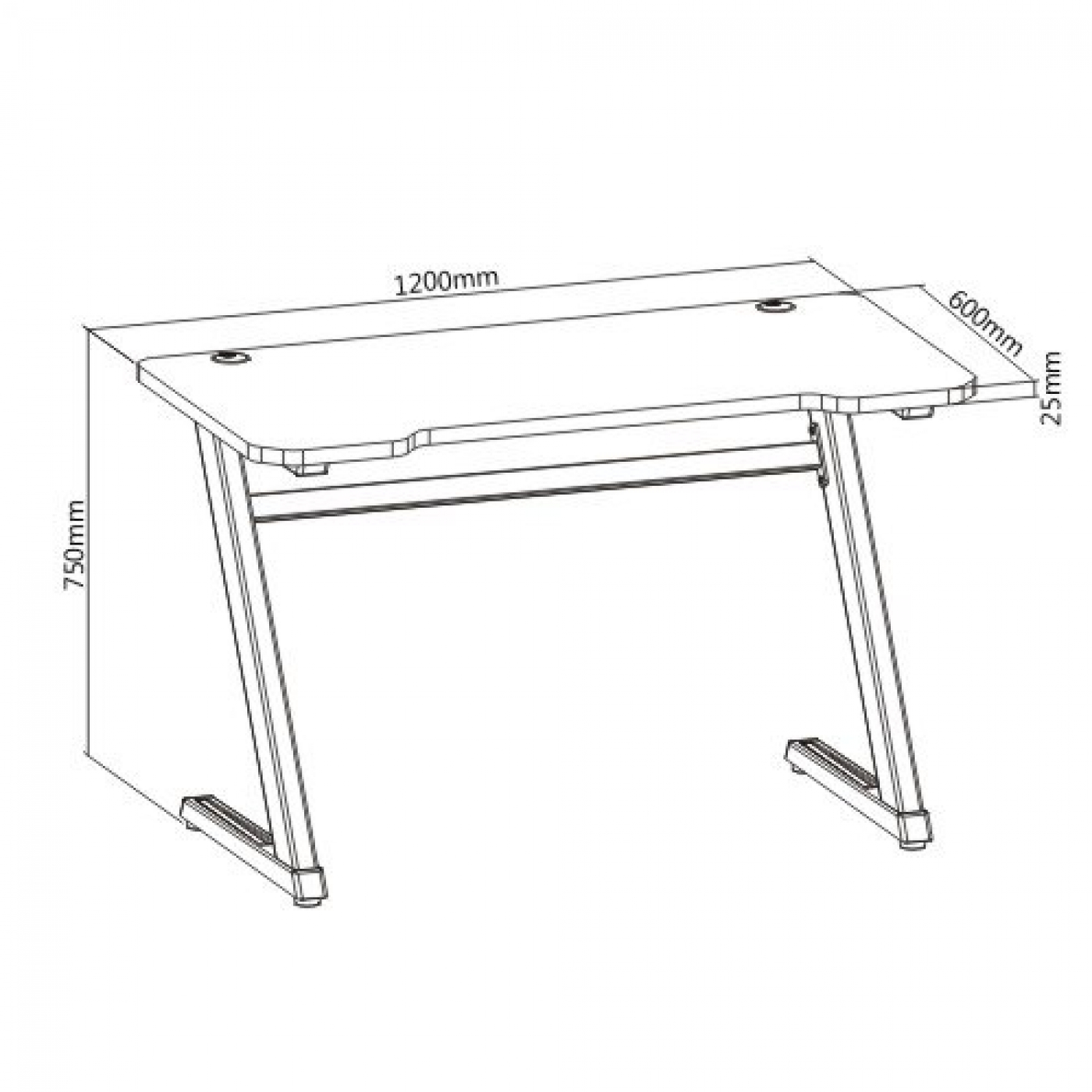 Computer game bureau gaming desk Thomas zwart ideaal voor uw game set up 120 cm x 60 cm - Meubel-Plein Computer game bureau gaming desk Thomas zwart ideaal voor uw game set up 120 cm x 60 cm - Meubel-Plein
