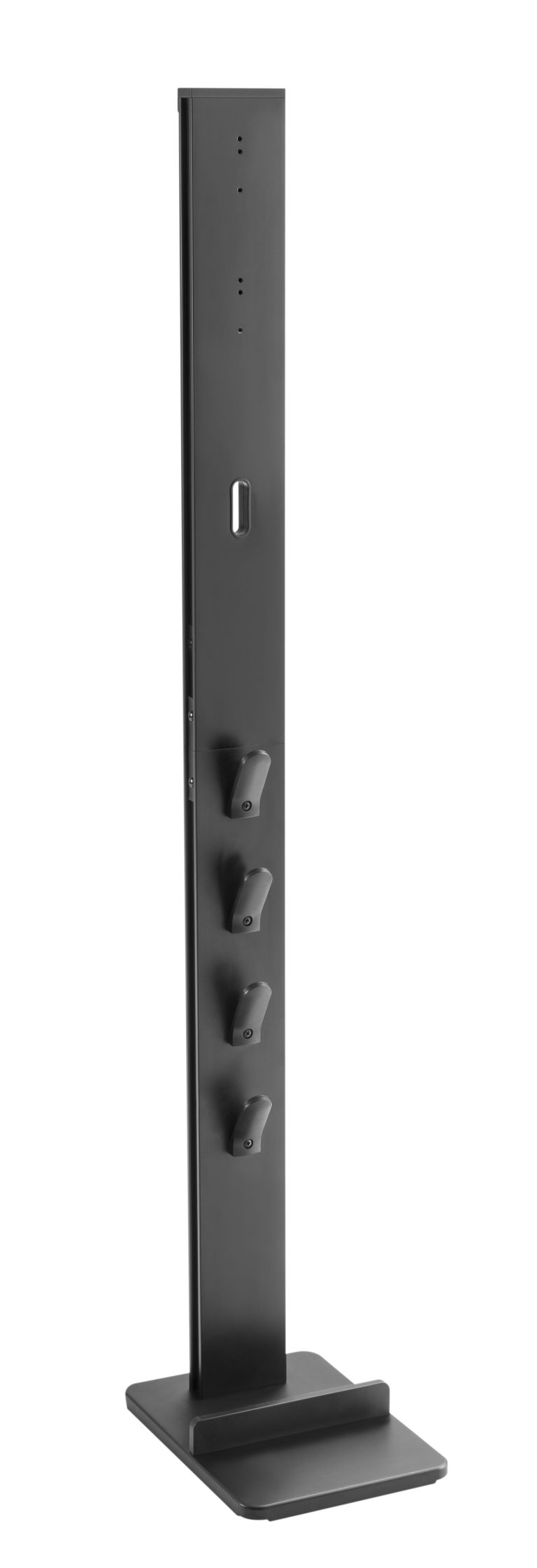 VDD Steelstofzuiger Standaard - incl. Accessoires Houder - Zwart