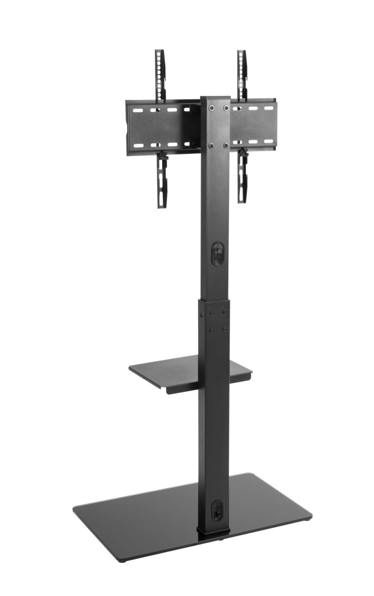 TV standaard - tv monitor statief beurs - draaibaar - hoogte verstelbaar 134 cm tot 146 cm - alternatieve afbeelding