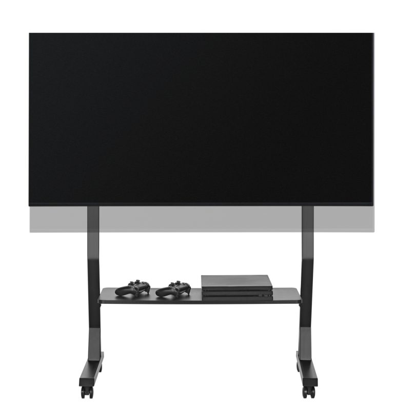 VDD - TV statief - TV - statief verrijdbaar - TV statief zwart - TV standaard verrijdbaar - draaibaar - 45 inch tot 90 inch - alternatieve afbeelding