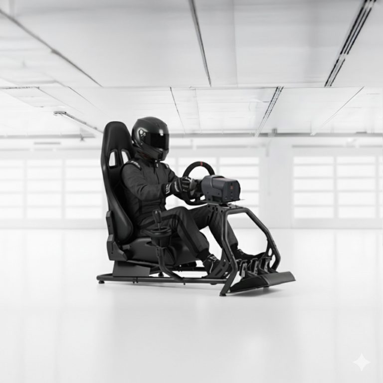 VDD Gaming ONE - Racing Cockpit Simulator - Zwart - alternatieve afbeelding
