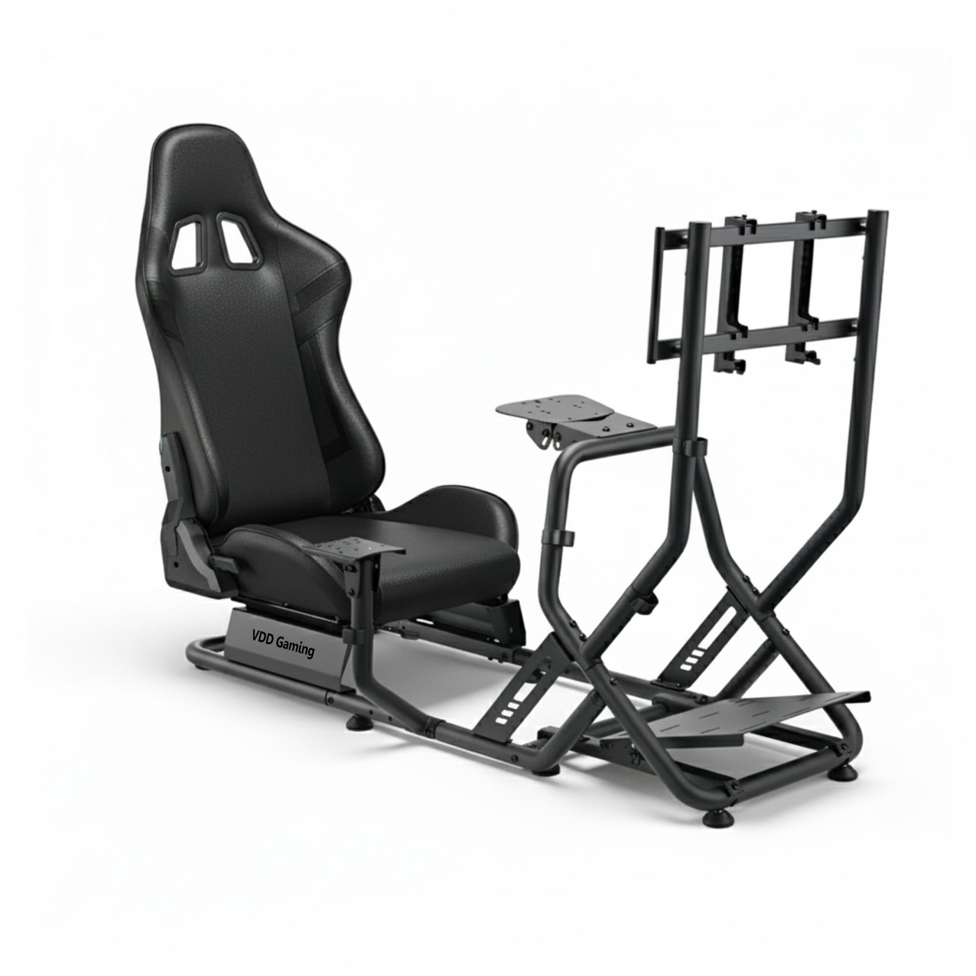 Racestoel cockpit simulator - volledig verstelbaar met beeldscherm bevestiging - Meubel-Plein Racestoel cockpit simulator - volledig verstelbaar met beeldscherm bevestiging - Meubel-Plein