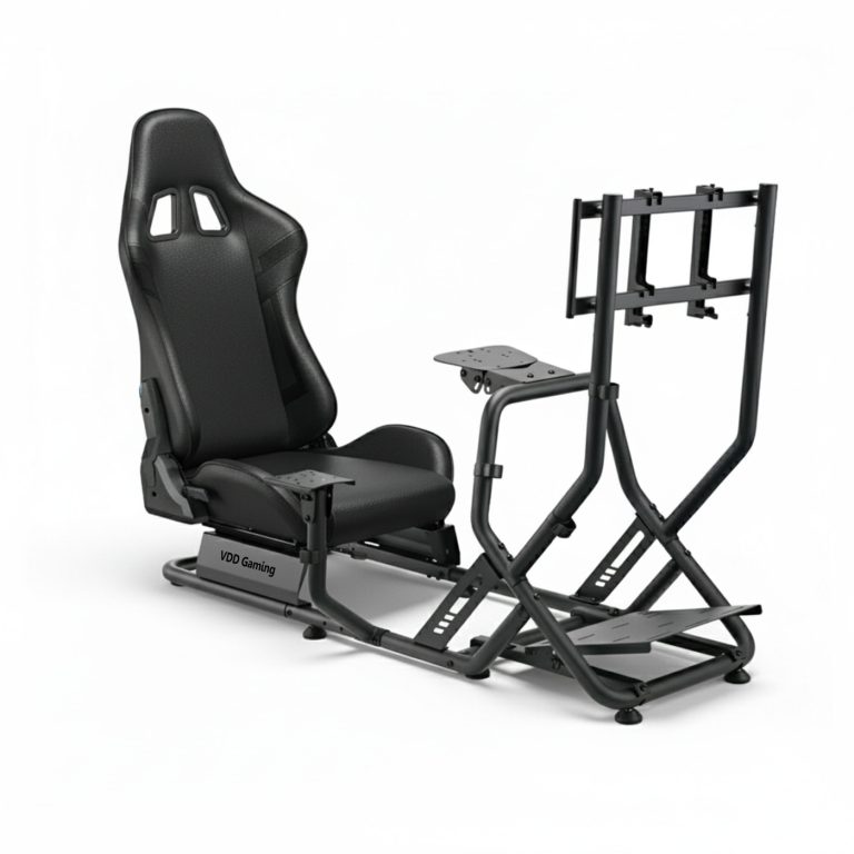 VDD Gaming Grand ONE - Complete Racing Cockpit Simulator - Zwart