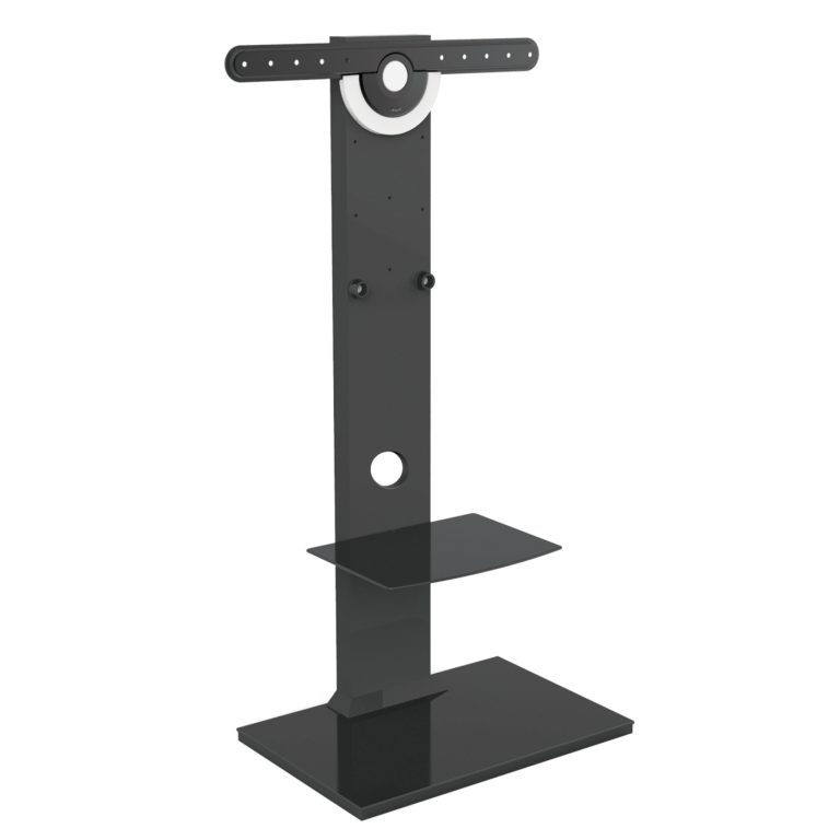 VDD TV Standaard - Vloerstandaard - Studio Statief - Schildersezel Design - Tot 65 inch - Bruin - Meubel-Plein
