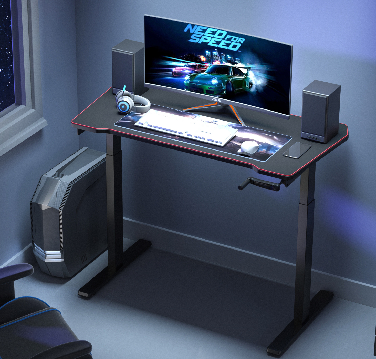 Bureau zit sta in hoogte verstelbaar - alternatieve afbeelding