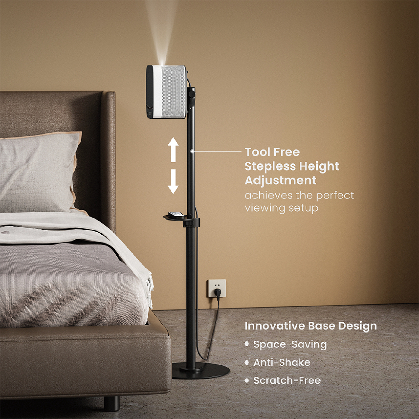 VDD - beamerstatief - projectorstatief - mediaplank - verstelbaar - Meubel-Plein VDD - beamerstatief - projectorstatief - mediaplank - verstelbaar - Meubel-Plein