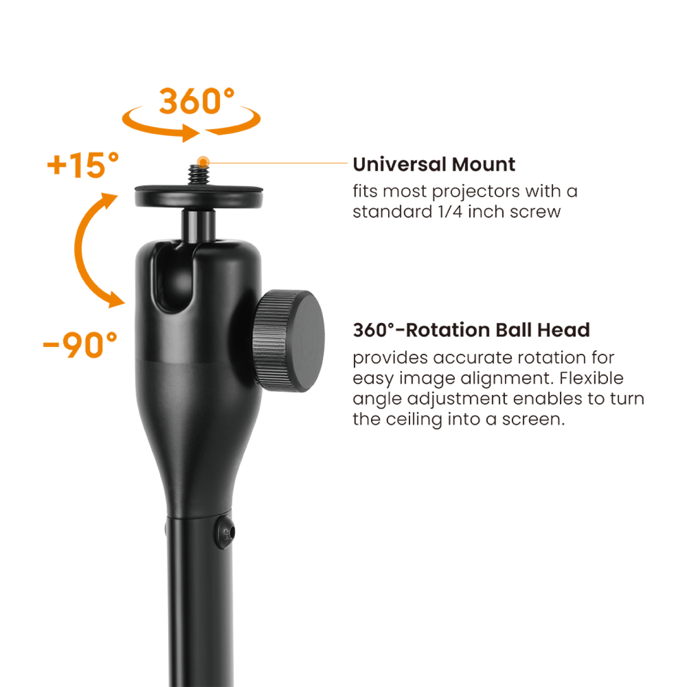 VDD - beamerstatief - projectorstatief - mediaplank - verstelbaar - Meubel-Plein VDD - beamerstatief - projectorstatief - mediaplank - verstelbaar - Meubel-Plein