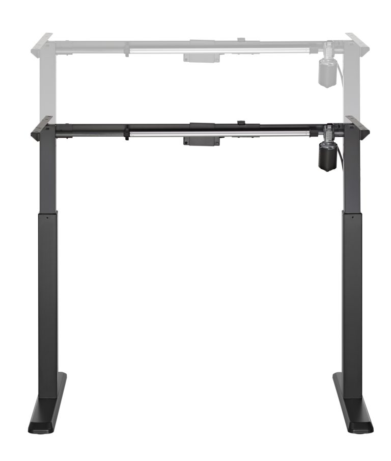 Bureau zit sta frame - elektrisch hoogte verstelbaar - bureaublad formaat 100 tot 160 cm - alternatieve afbeelding
